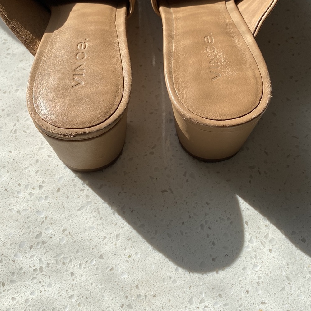 VINCE slip-on‎ leather mules - Picture 9 of 10